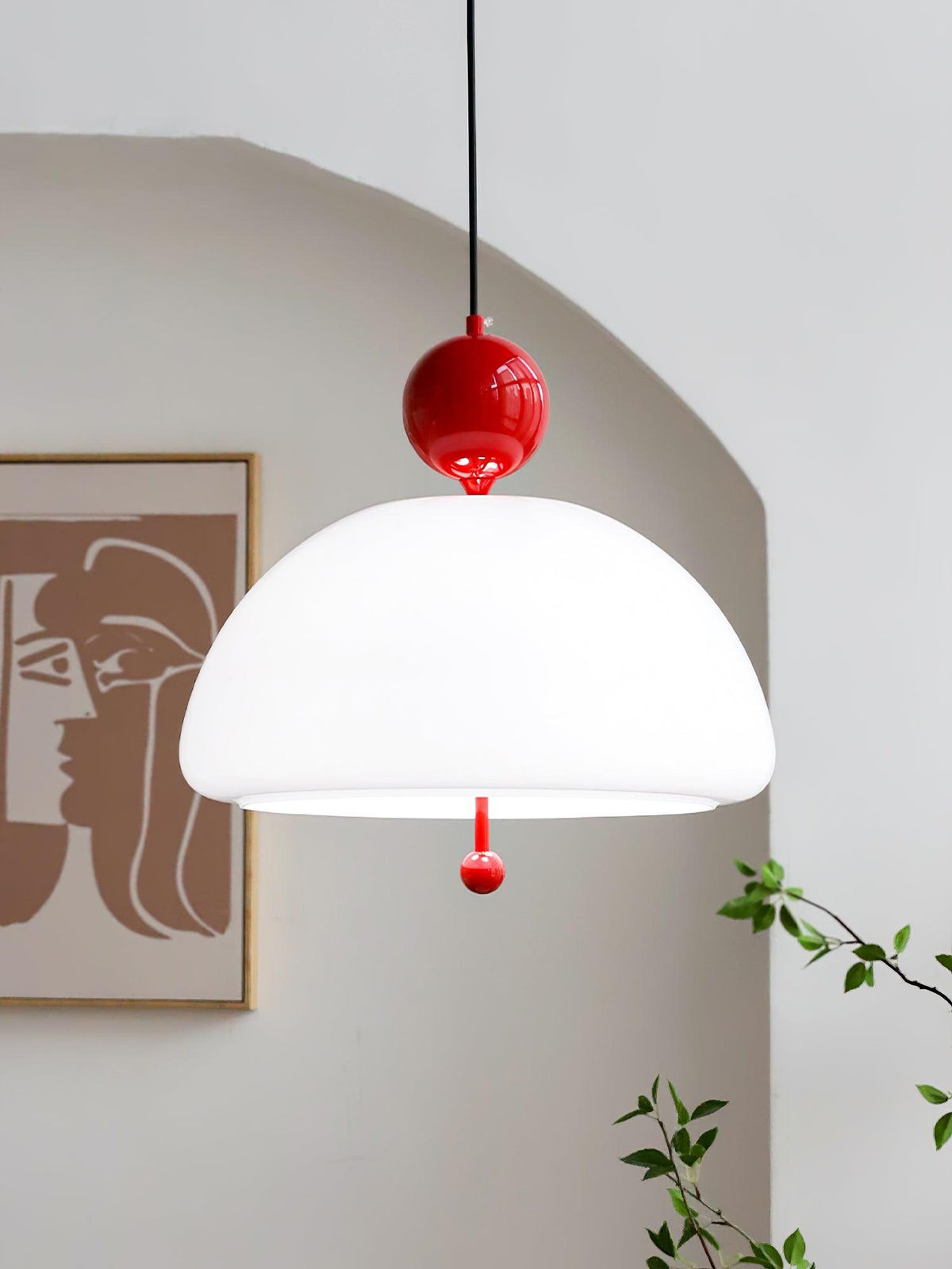 Verona Glass Pendant Lamp 15.7"