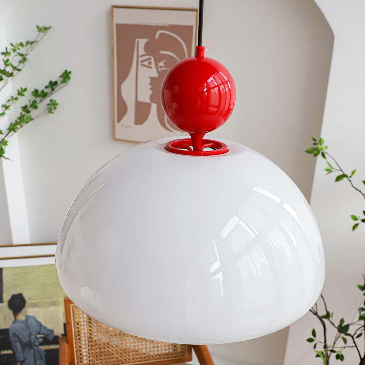 Verona Glass Pendant Lamp 15.7"