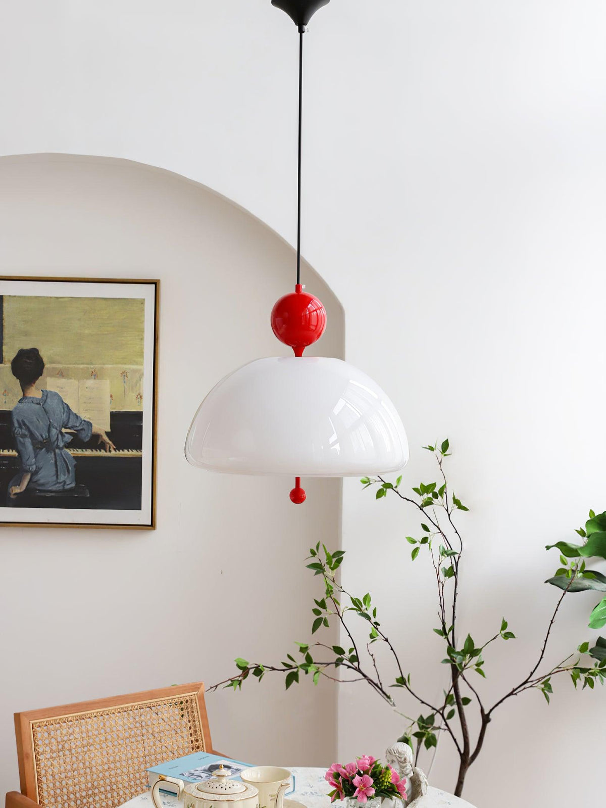 Verona Glass Pendant Lamp 15.7"