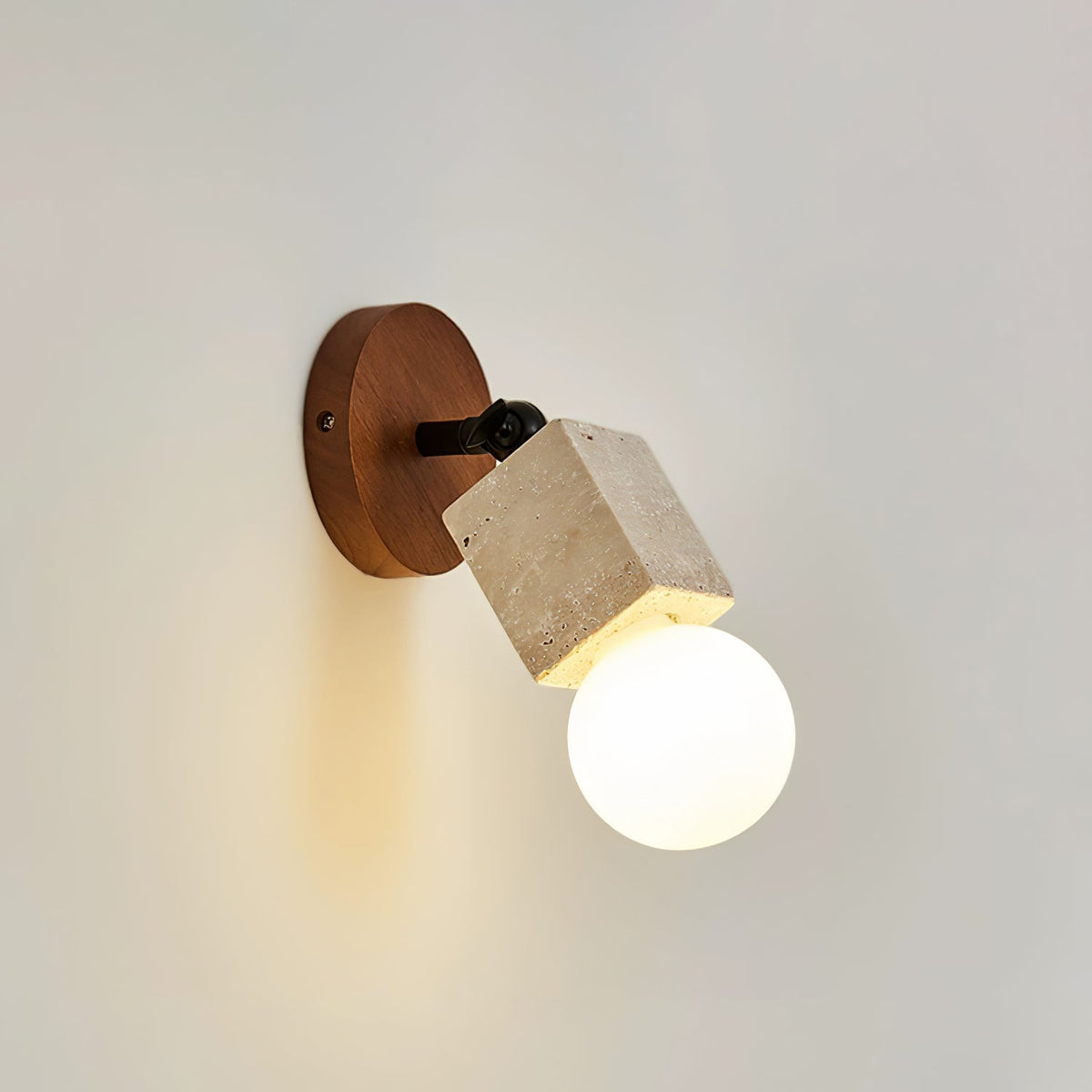 Versa Stone Adjustable Plug-in Wall Light