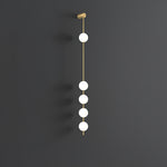 Vertical Balls Wall Lamp