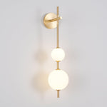 Vertical Globe Plug-in Wall Lamp