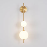Vertical Globe Plug-in Wall Lamp