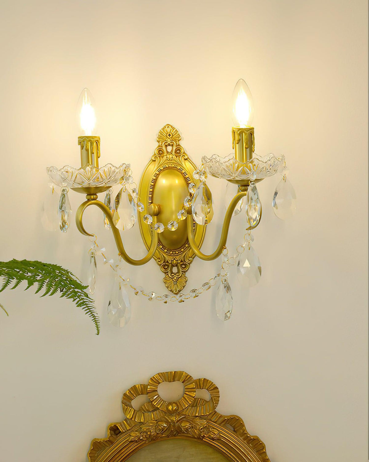 Victoria Crystal Wall Sconce