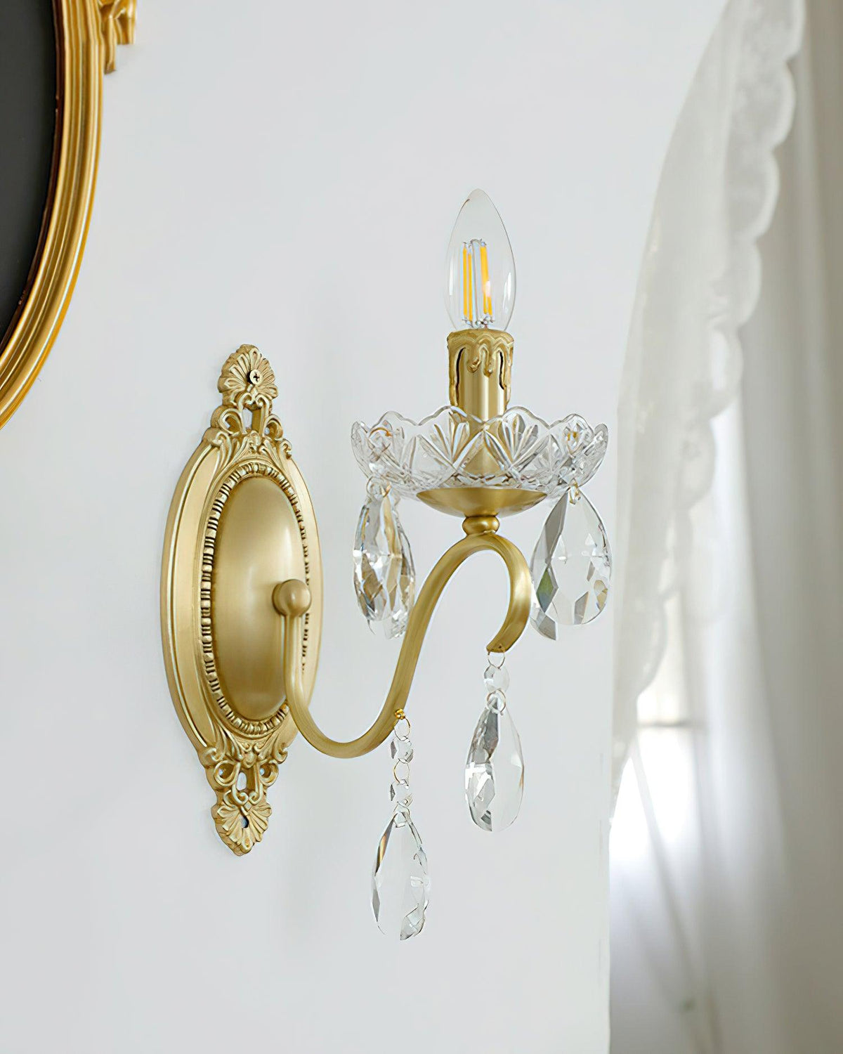 Victoria Crystal Wall Sconce