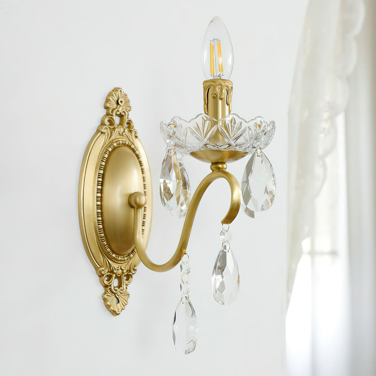 Victoria Crystal Wall Sconce
