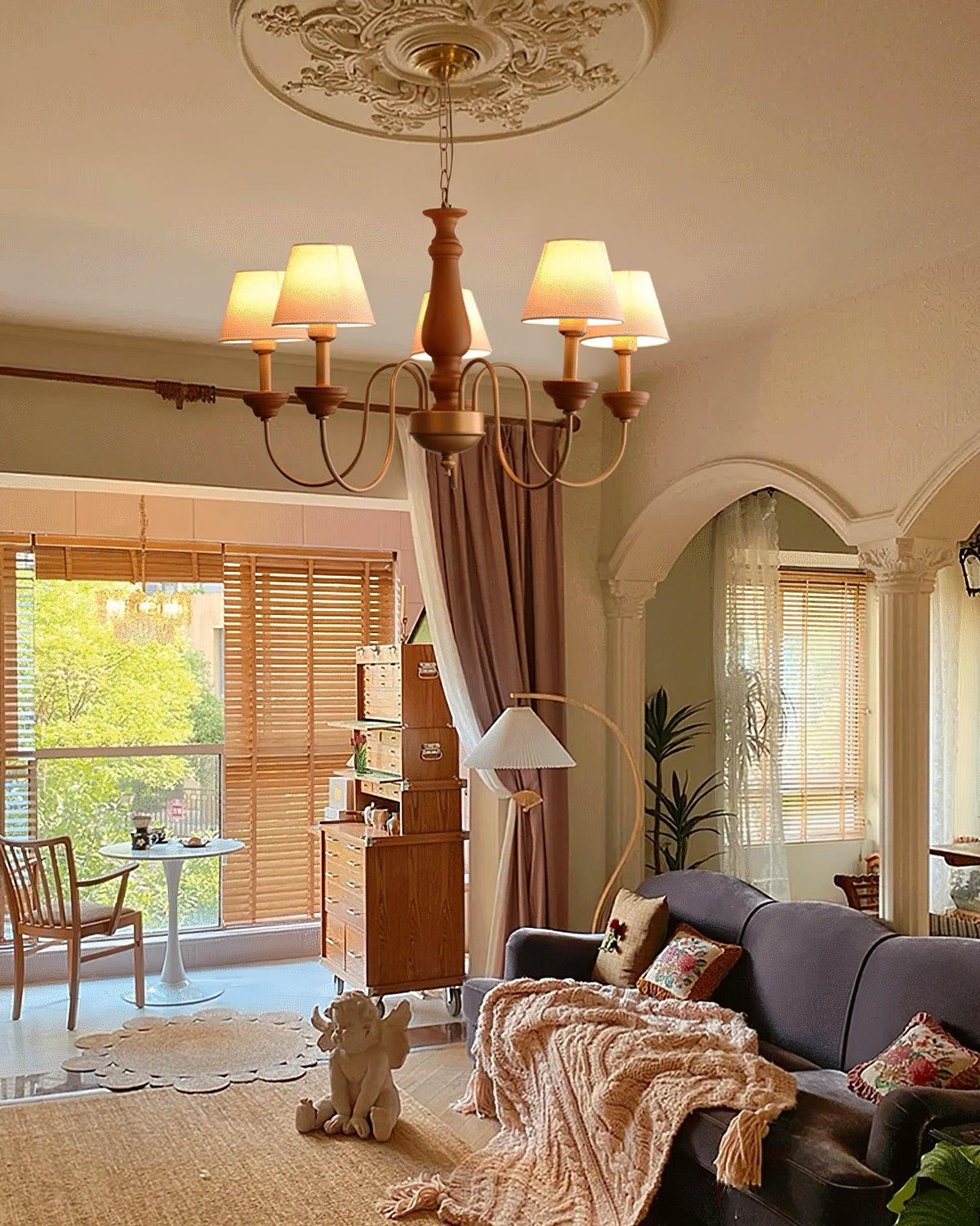 Vincent 5 - Light Classic Traditional Chandelier 31.5"