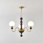Vintage Curved Sphere Chandelier