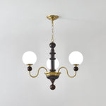 Vintage Curved Sphere Chandelier