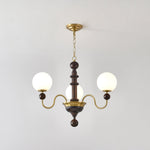 Vintage Curved Sphere Chandelier