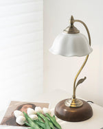 Vintage Laiton Table Lamp 6.7"