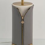 Vintage Leather Table Lamp