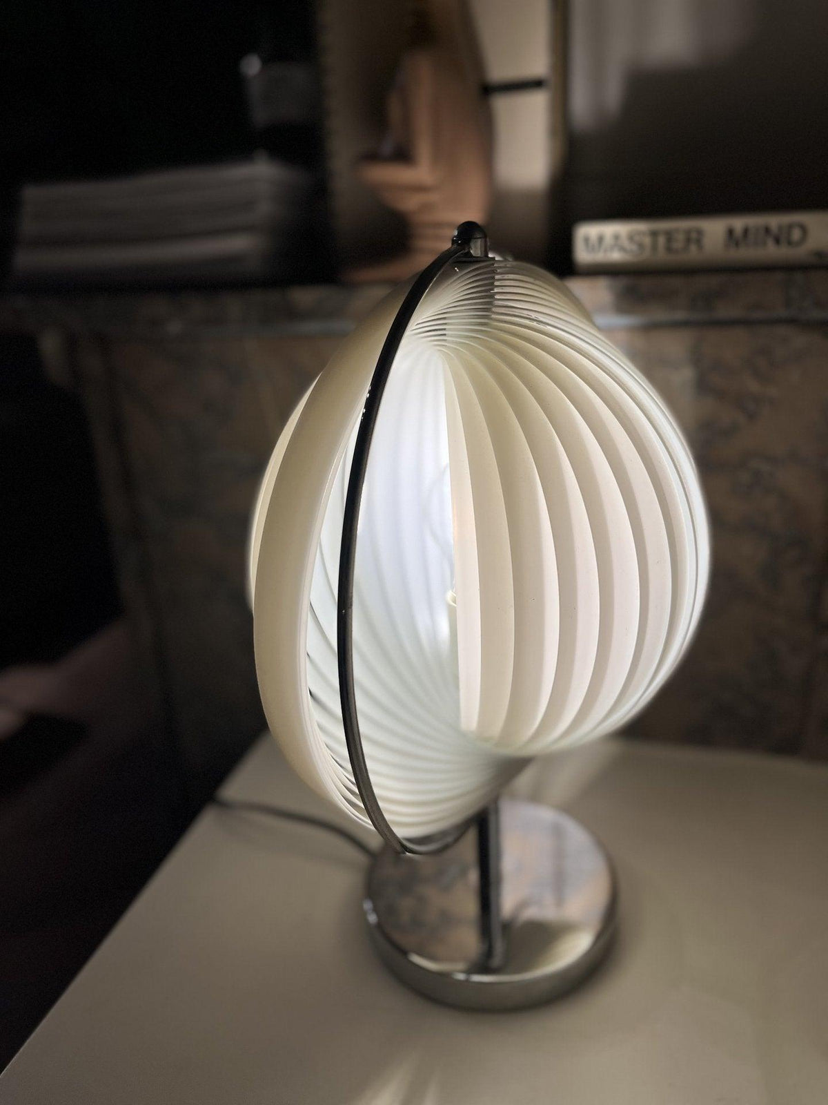 Vintage Moon Table Lamp 12.2"