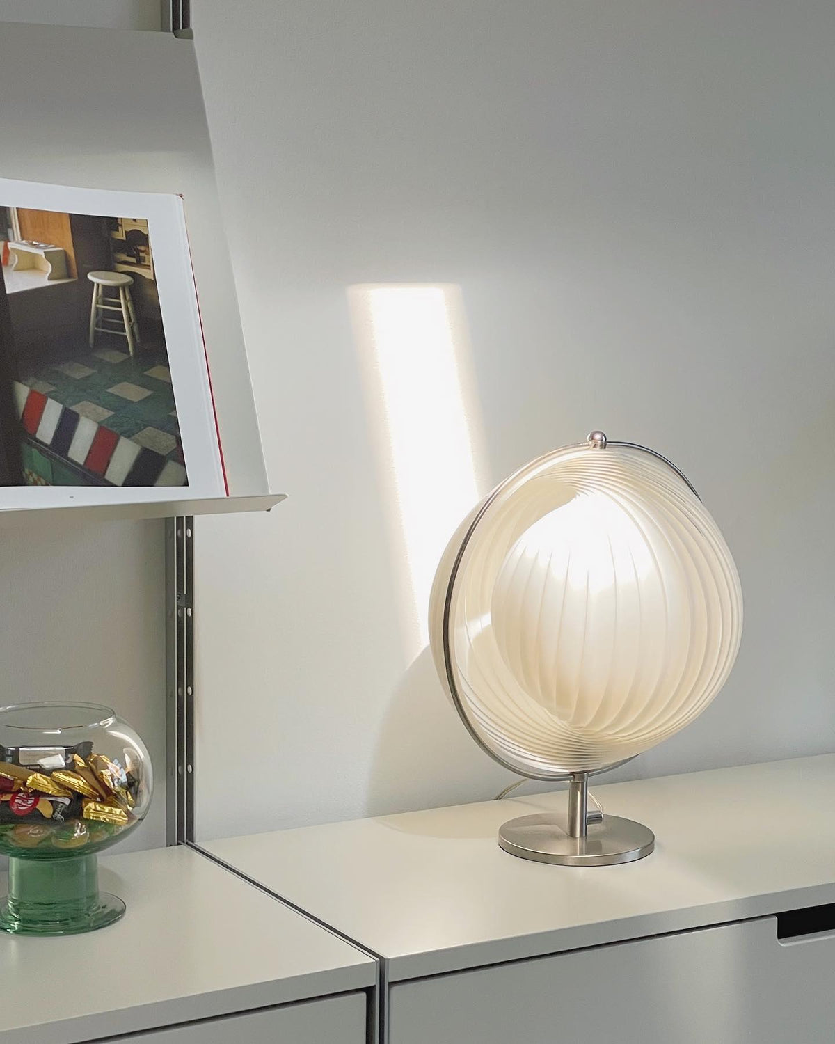 Vintage Moon Table Lamp 12.2"