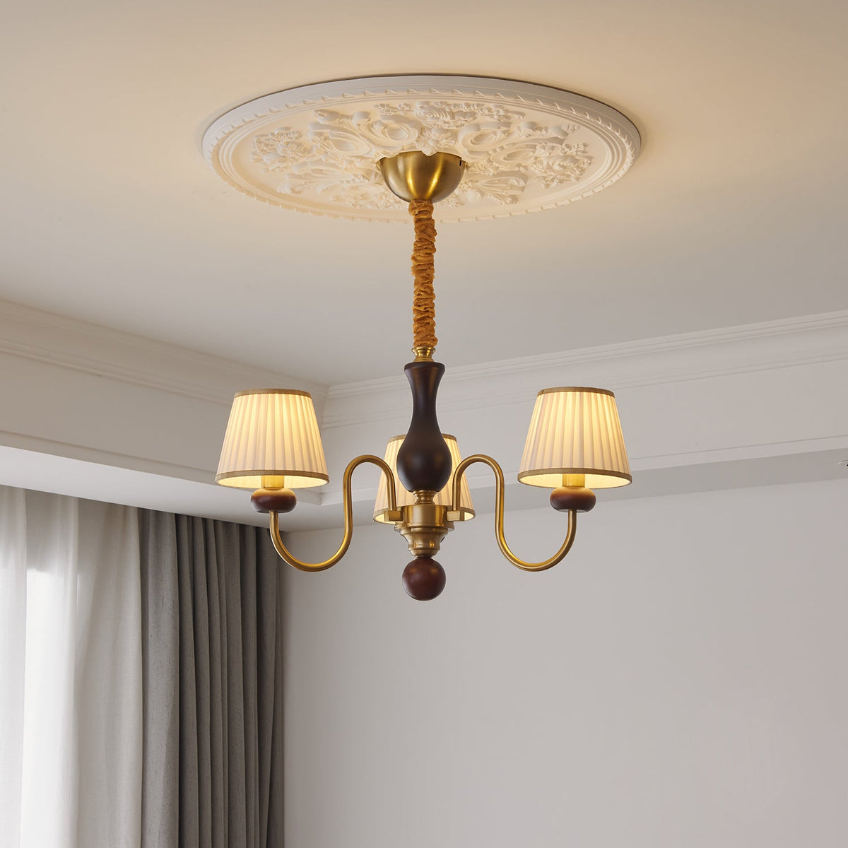 Walden Pleat Chandelier