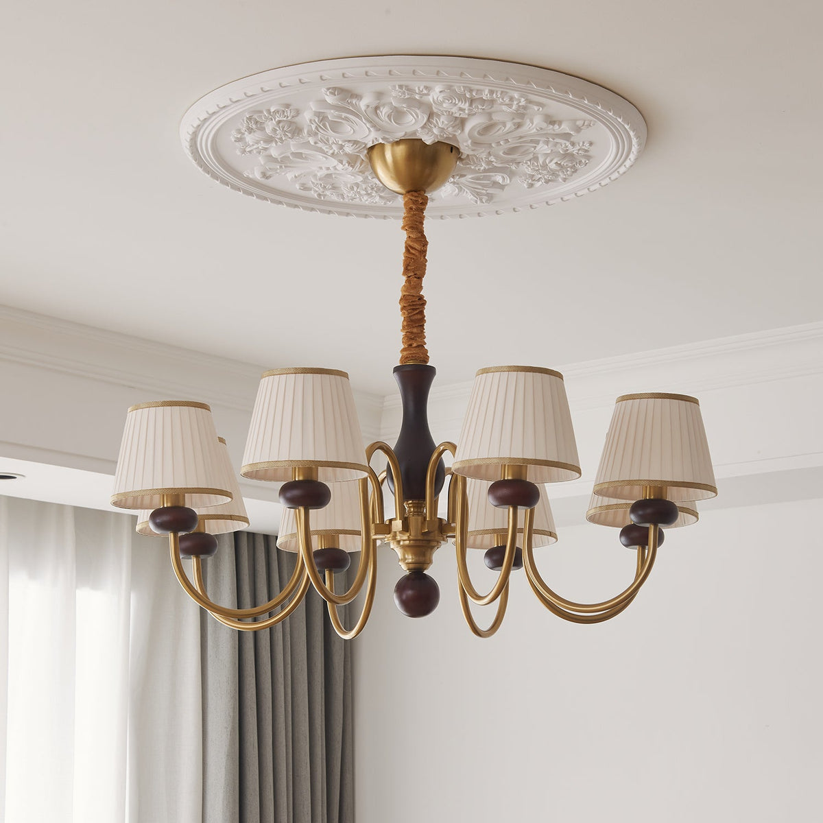 Walden Pleat Chandelier