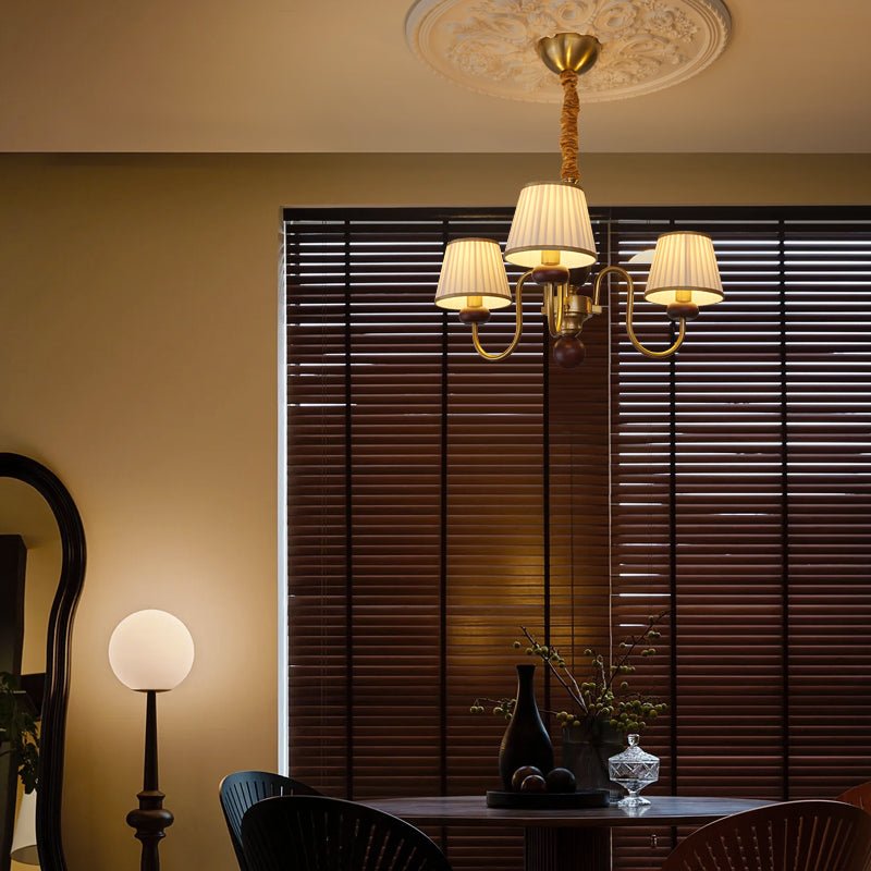 Walden Pleat Chandelier