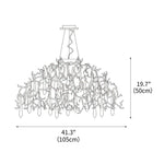 Water Dome Chandelier 41.3"