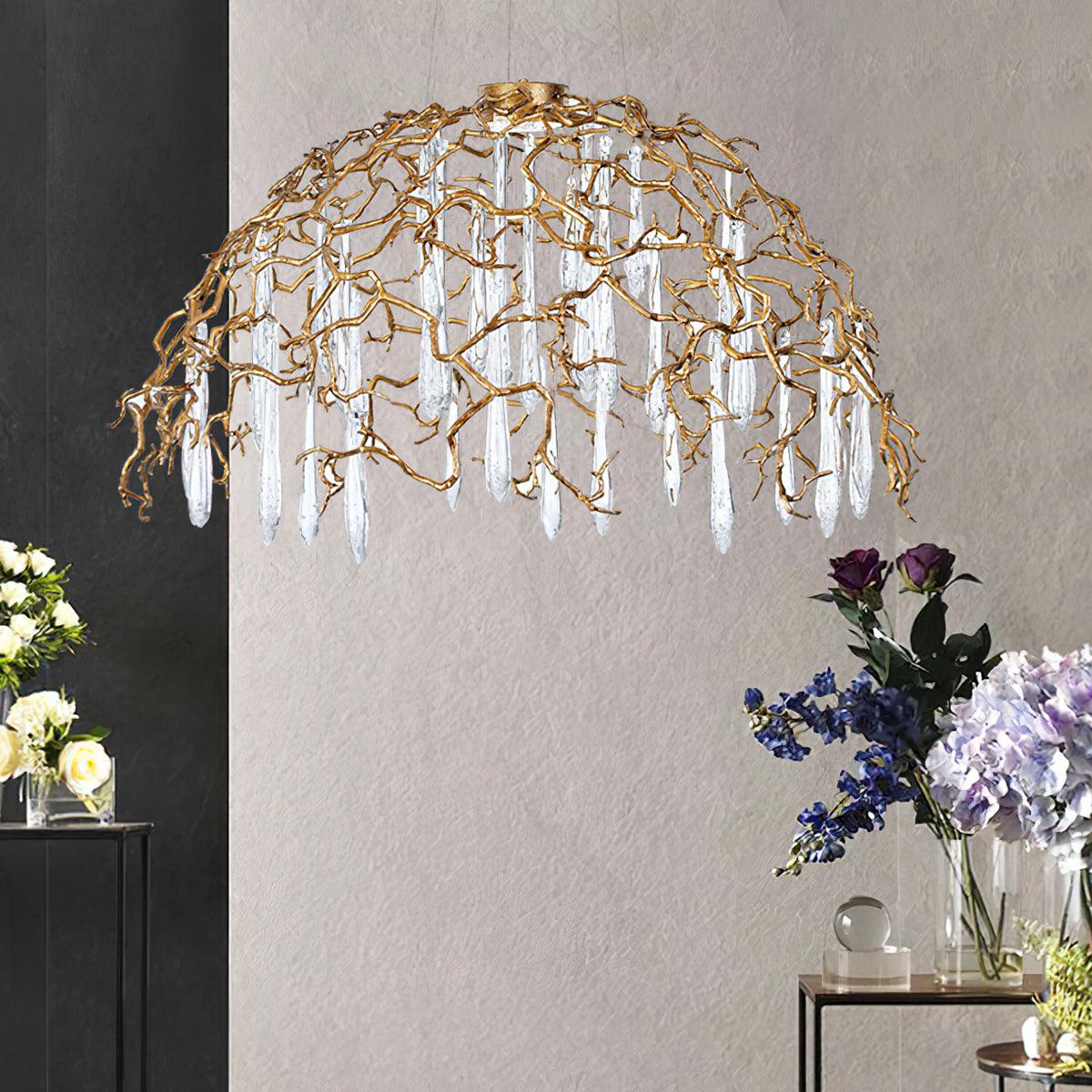 Water Dome Chandelier 41.3"