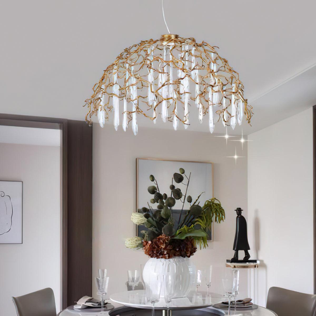 Water Dome Chandelier 41.3"