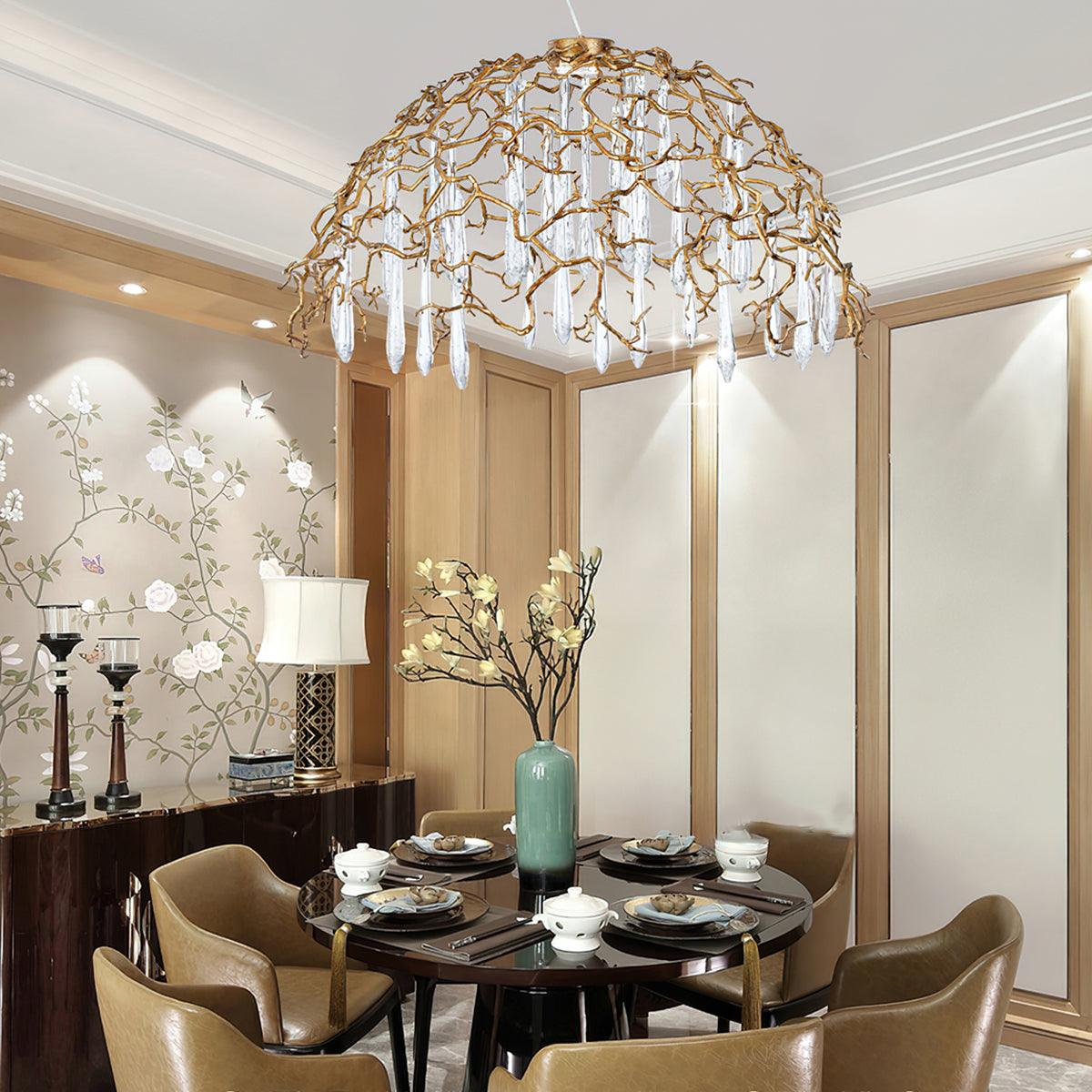 Water Dome Chandelier 41.3"