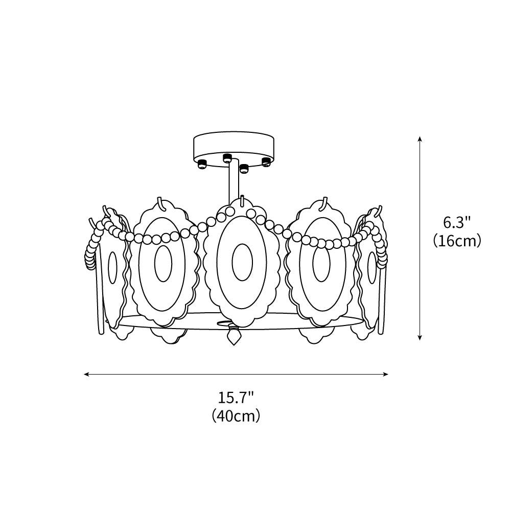 Wave Pearl Ceiling Light