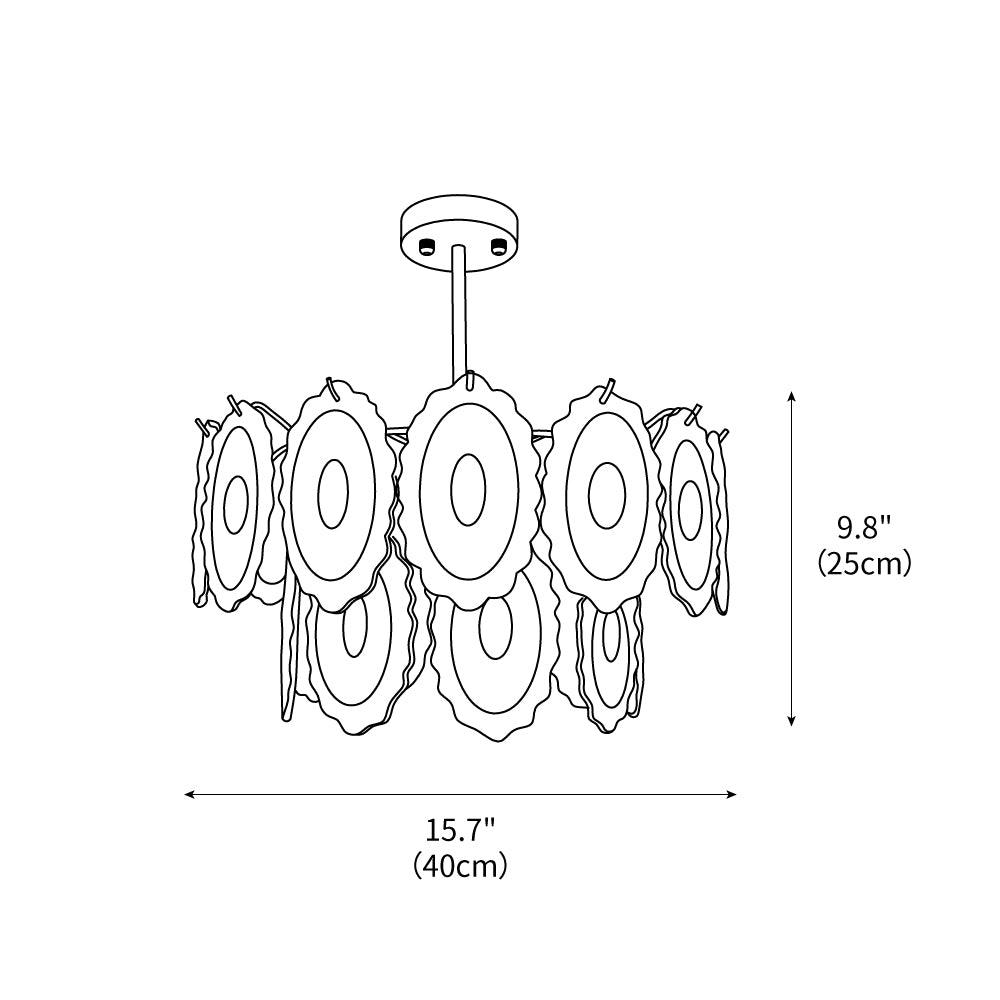 Wave Pearl Chandelier