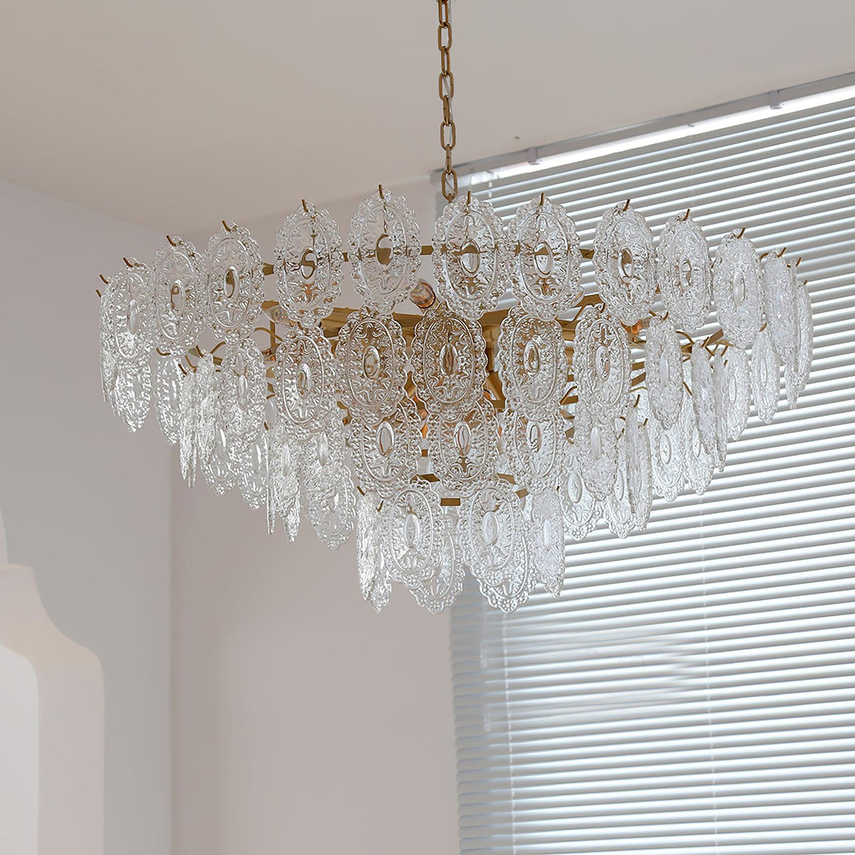 Wave Pearl Chandelier