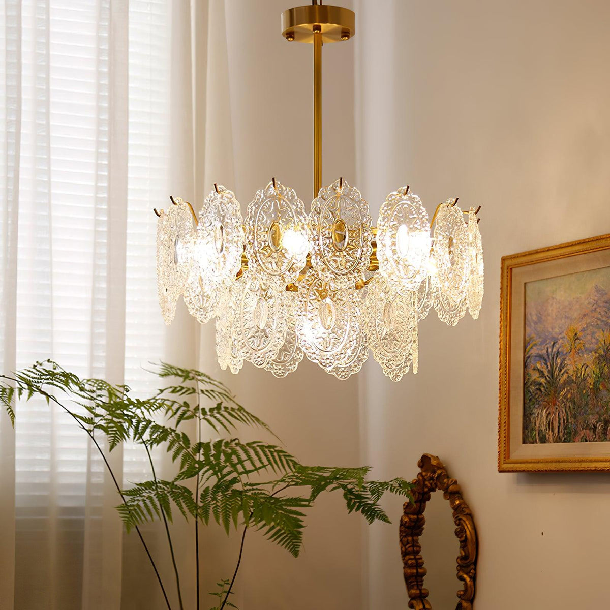 Wave Pearl Chandelier