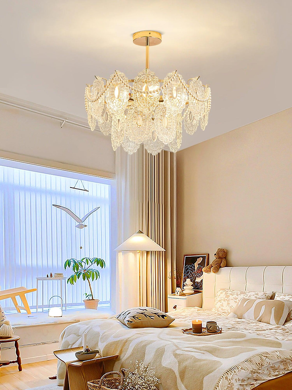 Wave Pearl Chandelier