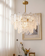 Wave Pearl Chandelier