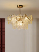 Wave Pearl Chandelier