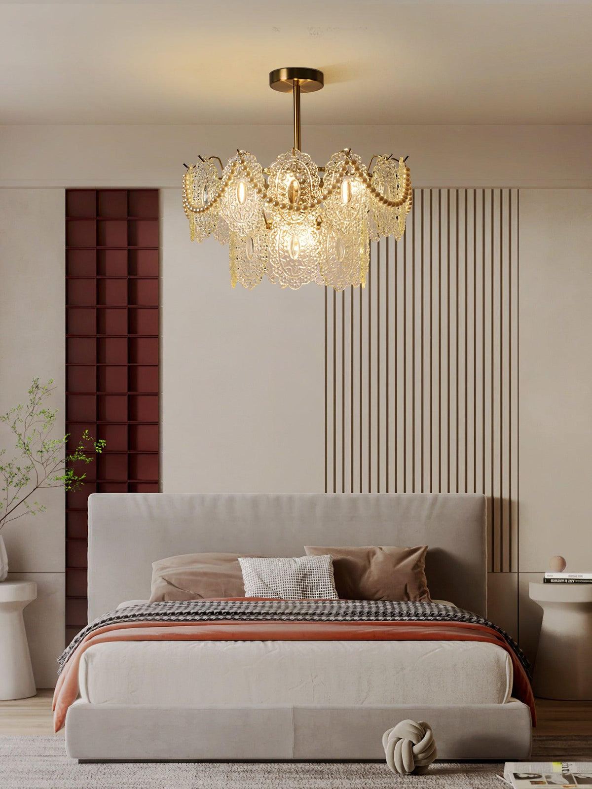 Wave Pearl Chandelier