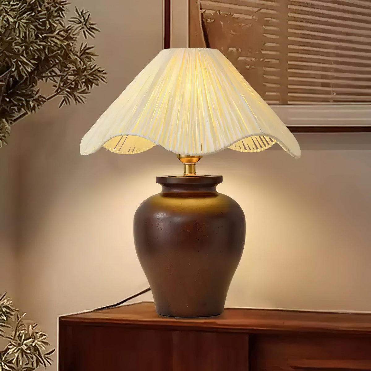 Wavecrest Table Lamp 13.8"