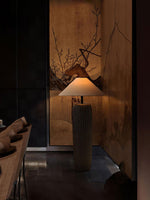 Weathered Wood Grain Floor Lamp