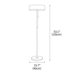 White Galaxy Floor Lamp 15.7"