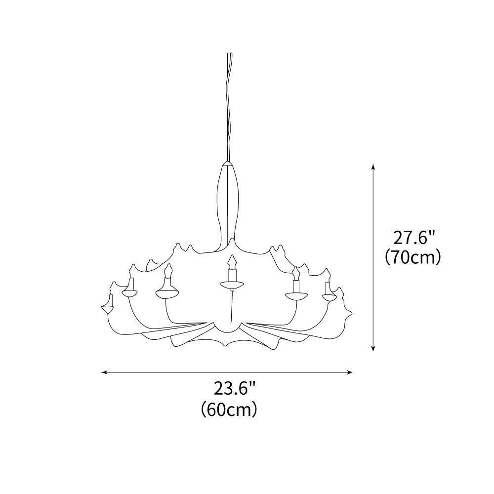 White Ghost Chandelier