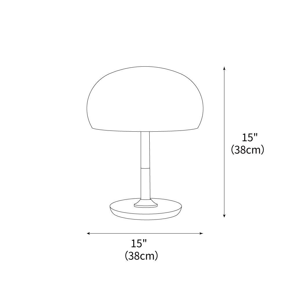 White Mushroom Table Lamp