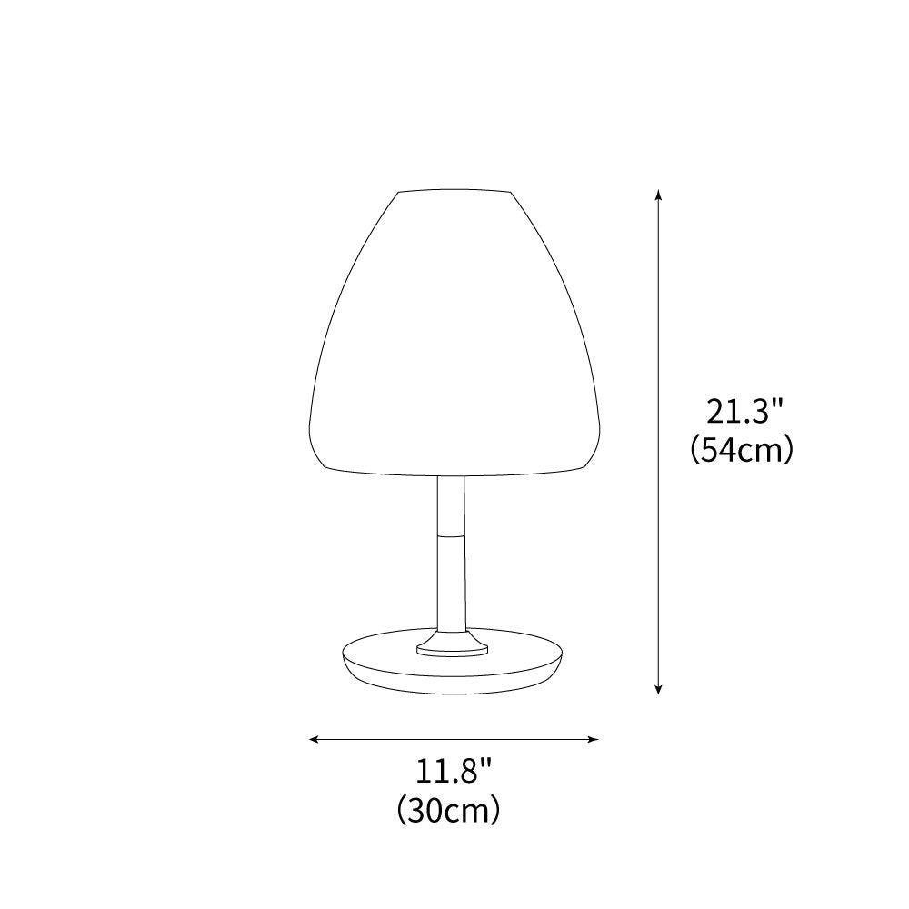 White Mushroom Table Lamp