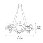 Porcelain Magnolia Chandelier