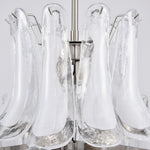 White Cloud Glass Petals Chandelier