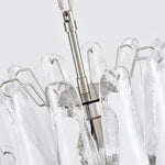 White Cloud Glass Petals Chandelier
