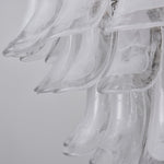 White Cloud Glass Petals Chandelier