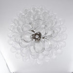 White Cloud Glass Petals Chandelier