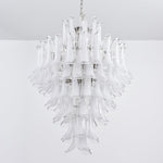 White Cloud Glass Petals Chandelier