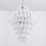 White Cloud Glass Petals Chandelier