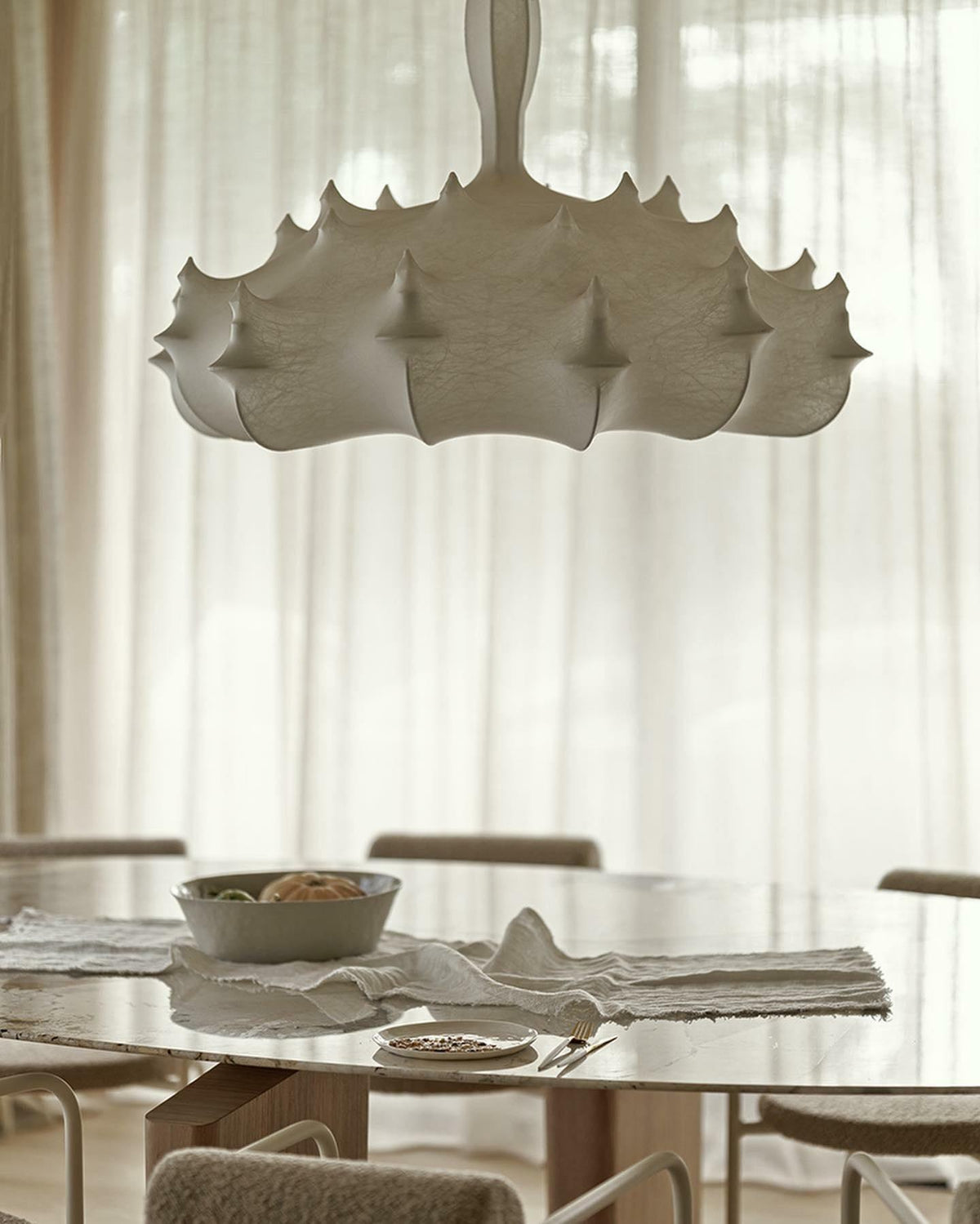 White Ghost Chandelier