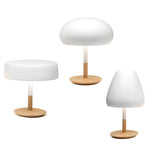 White Mushroom Table Lamp