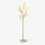 Porcelain Magnolia Floor Lamp 22.8"