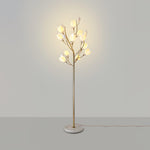 Porcelain Magnolia Floor Lamp 22.8"
